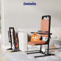 Electric Chair Lift, Stand up Independently from Floor, Support up to 440 LBS for Home/Care Center, Lift Elderly from Floor