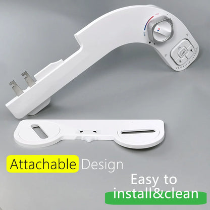 Bidet Hot and Cold Bidet Left Handed Bidet Warm Water Bidet for Toilet Seat Bidets Sprayer Two Nozzles Self Cleaning
