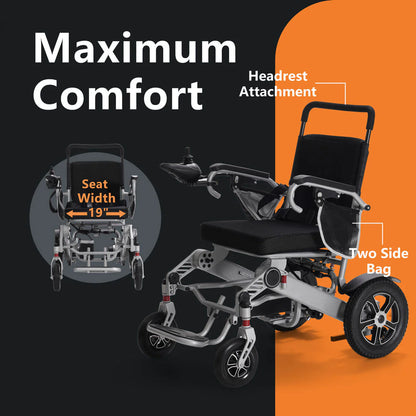 Portable Travel Foldable Power Wheelchair - TSA Approved