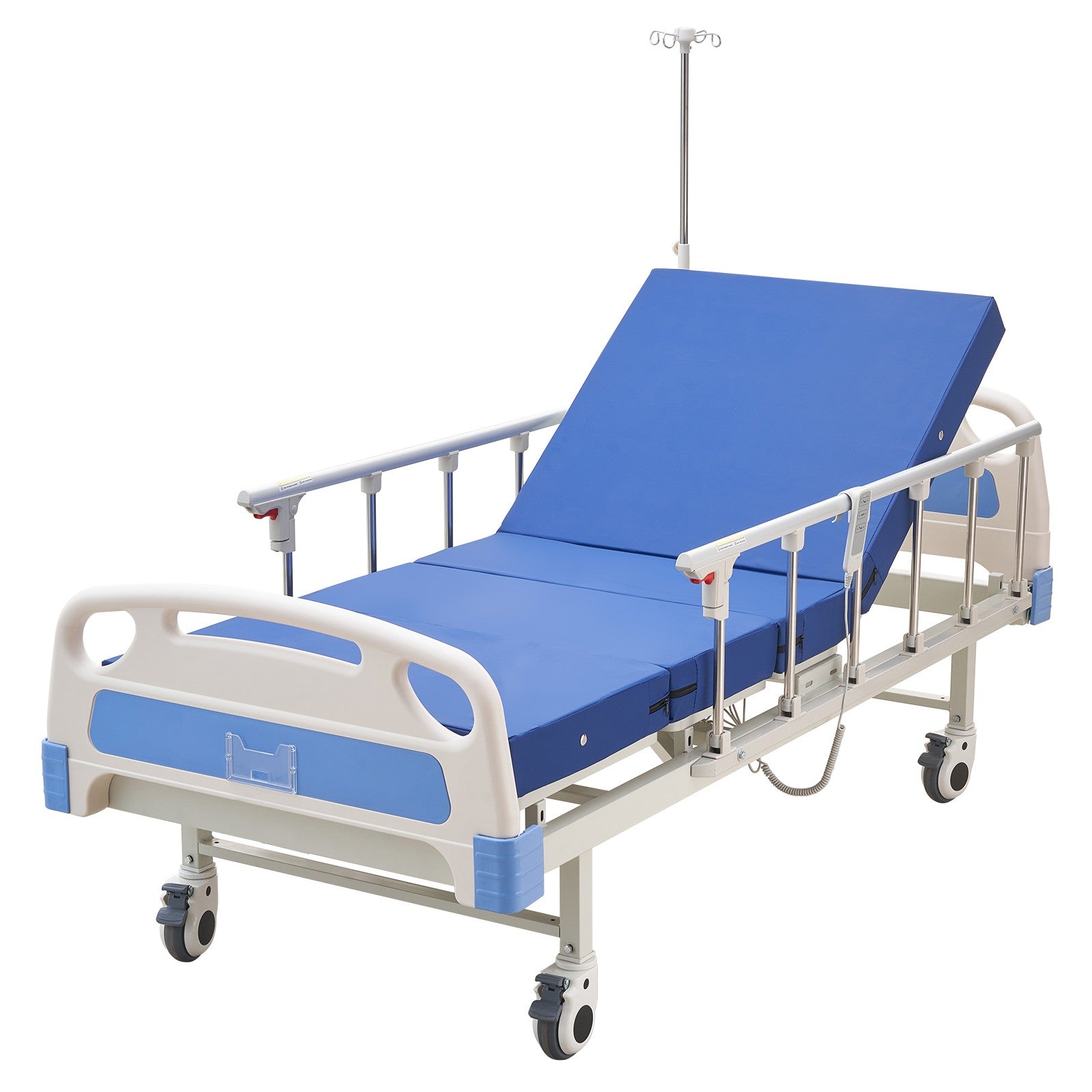 Uimoso Electric Adjustable Hospital Bed with Mattress, 2 Functional Modes