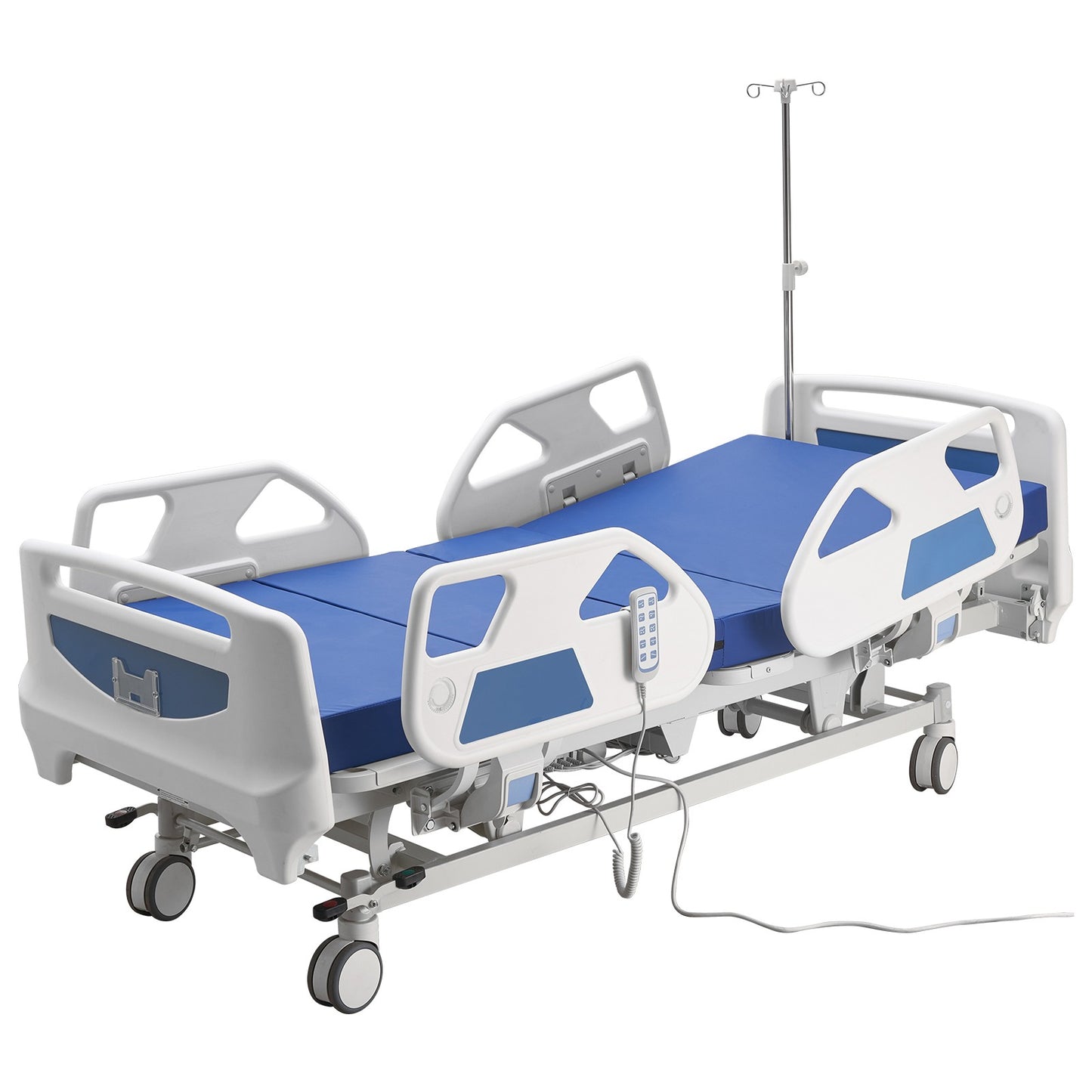 Uimoso Electric Hospital Bed with 5 Adjustable Functions and Locking System