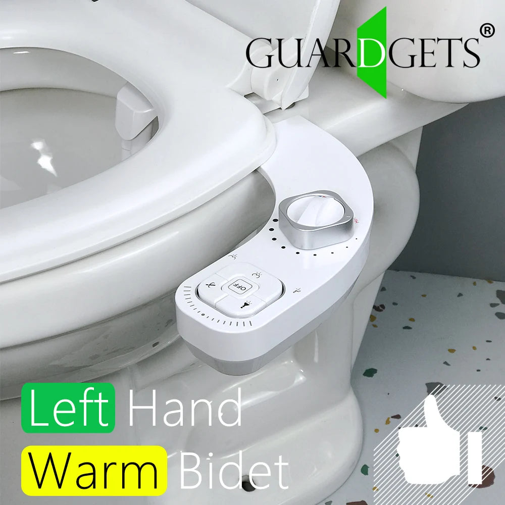 Bidet Hot and Cold Bidet Left Handed Bidet Warm Water Bidet for Toilet Seat Bidets Sprayer Two Nozzles Self Cleaning