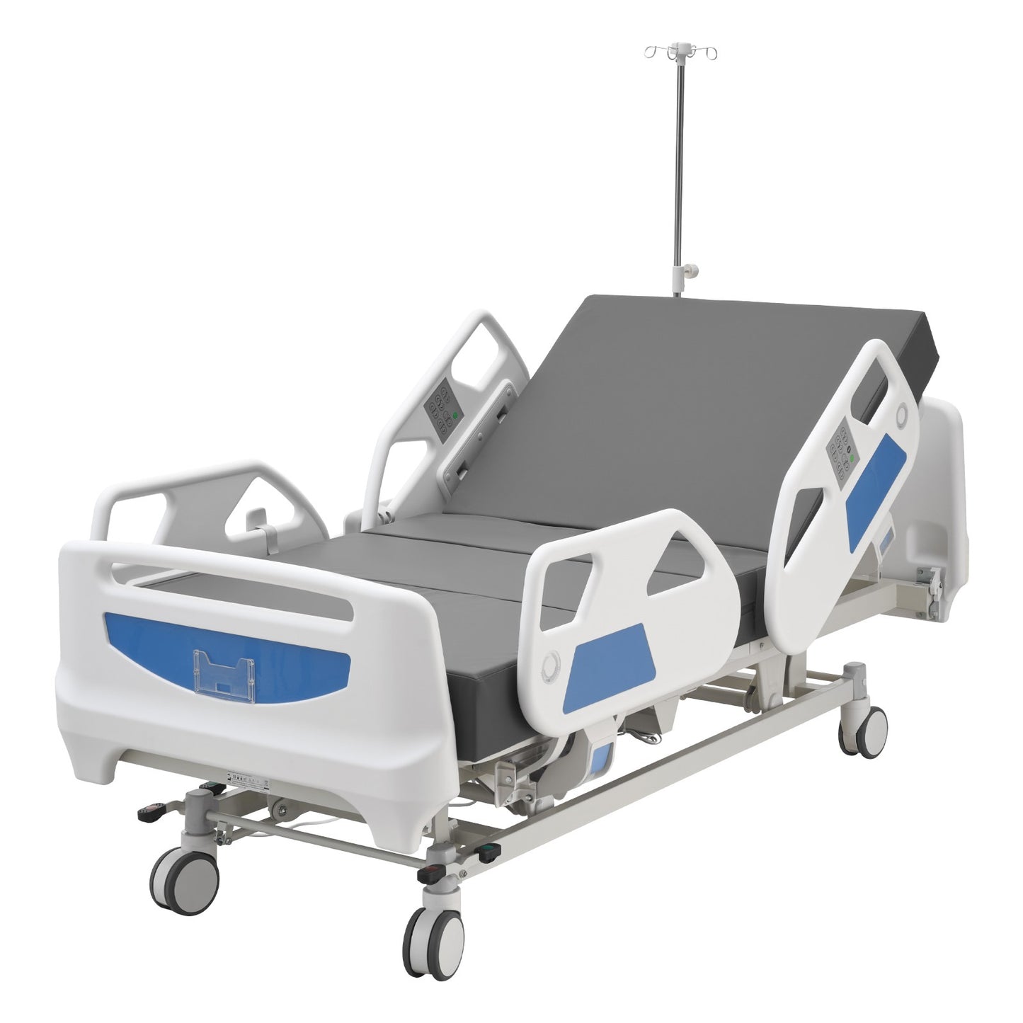 Uimoso Electric Hospital Bed with 5 Adjustable Functions and Cardiac Chair CPR