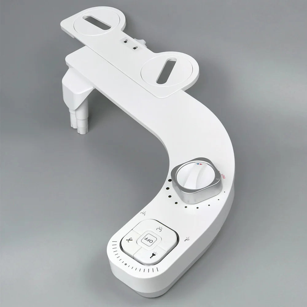 Bidet Hot and Cold Bidet Left Handed Bidet Warm Water Bidet for Toilet Seat Bidets Sprayer Two Nozzles Self Cleaning