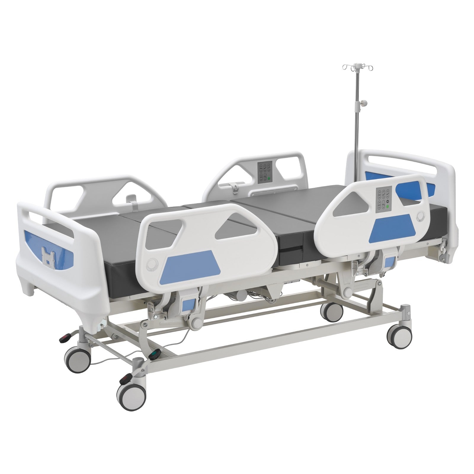 Uimoso Electric Hospital Bed with 5 Adjustable Functions and Cardiac Chair CPR