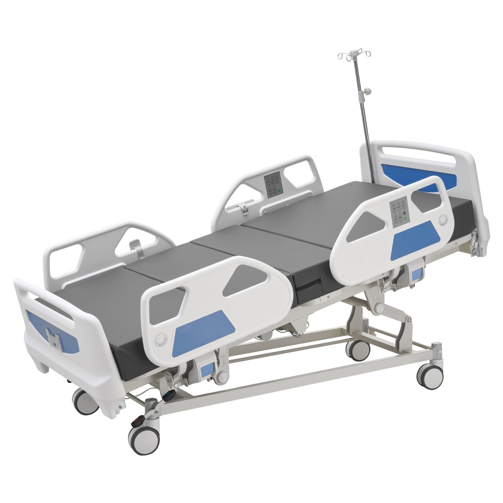 Uimoso Electric Hospital Bed with 5 Adjustable Functions and Cardiac Chair CPR