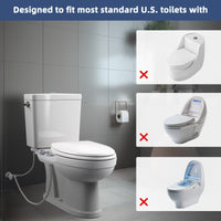 Bidet Fresh Water Spray Kit Non Electric Toilet Seat Attachment Pressure Control
