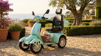 Mobility Scooter with Adjustable Seat & Storage Box, 4-Wheel, 800W Green — Lifestyle